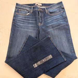 NWT Lucky Brand Flare Jeans Women’s 14 32 Dark Wash Mid Rise Stretch Denim